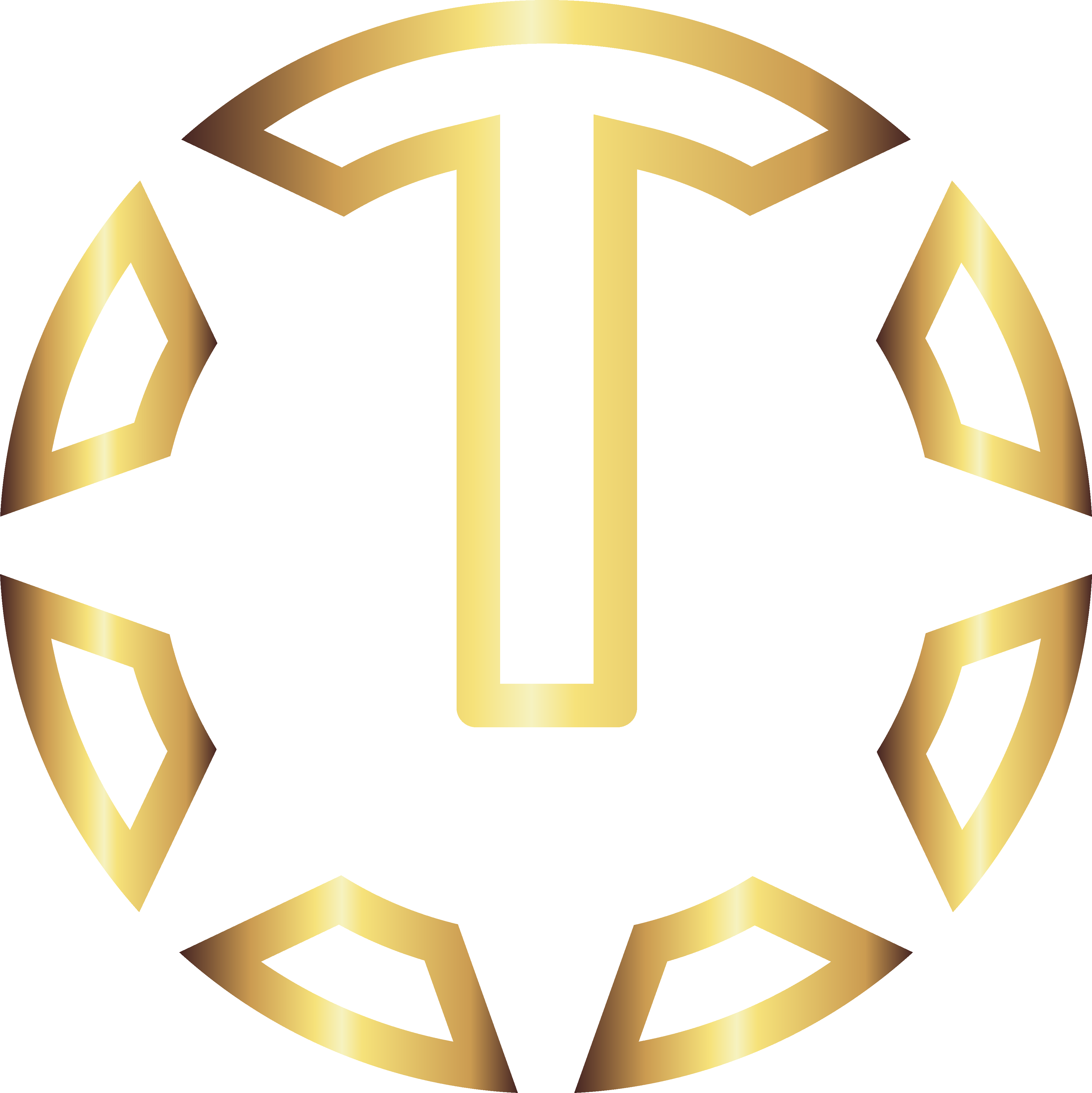 Logo doré de Tuto-Poker, représentant l'identité visuelle du site dédié aux tutoriels et stratégies de poker pour tous les niveaux